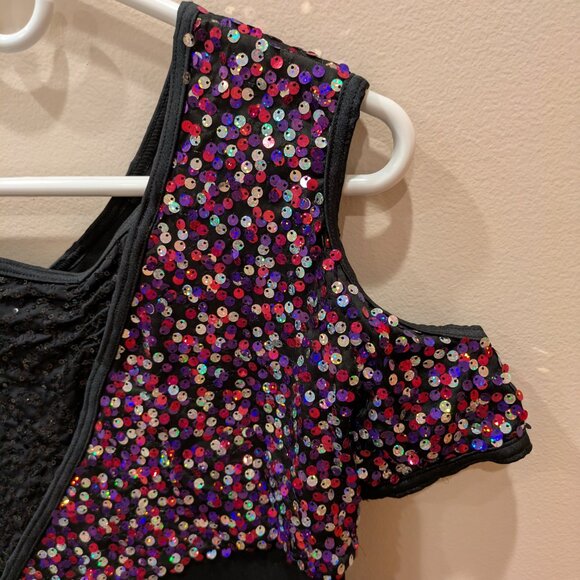 Purple sequence Dance/performance costume - Picture 3 of 12